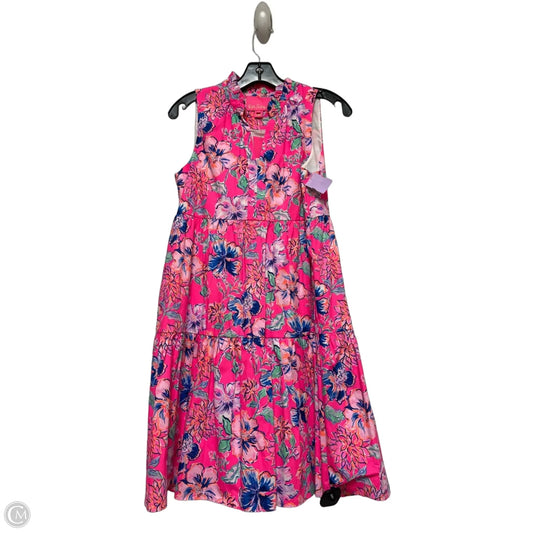 Dress Designer By Lilly Pulitzer In Floral Print, Size: Xs