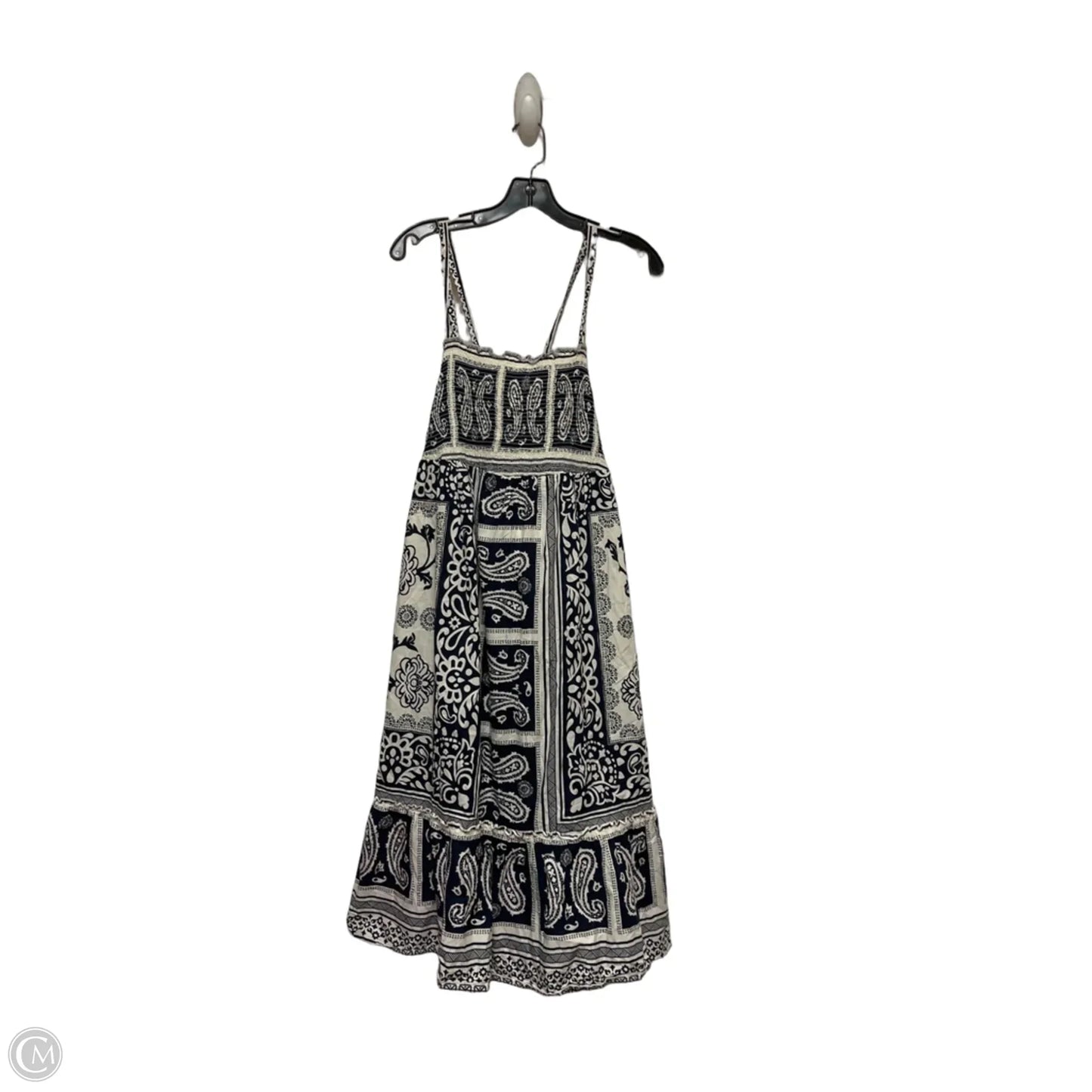 Dress Casual Short By Tommy Hilfiger In Blue & Cream, Size: Xxl