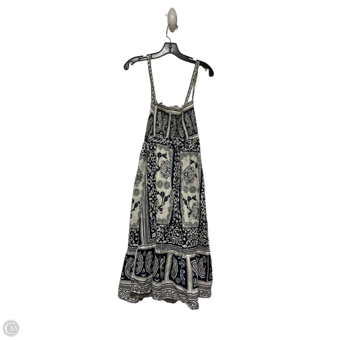 Dress Casual Short By Tommy Hilfiger In Blue & Cream, Size: Xxl