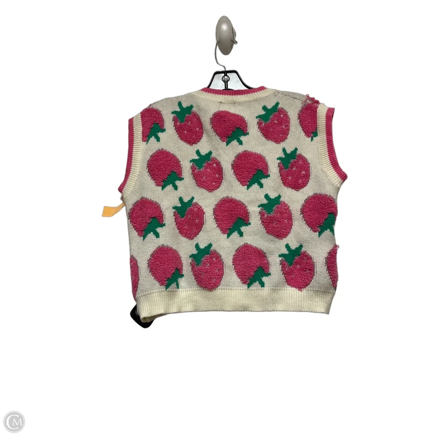 Top Sleeveless By Clothes Mentor In Green & Pink, Size: M