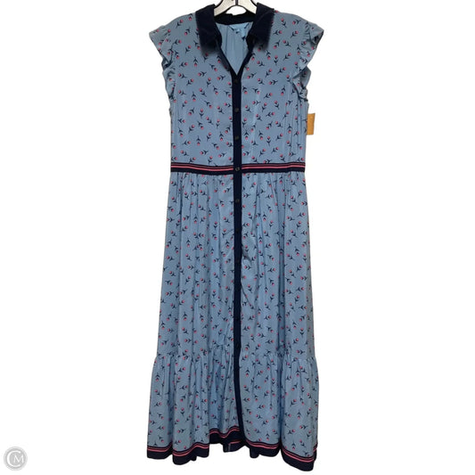 Dress Casual Midi By Draper James In Blue, Size: M
