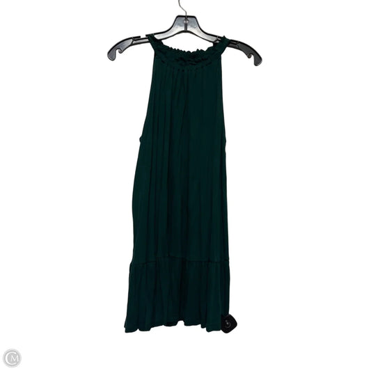 Top Sleeveless By Loft In Green, Size: M