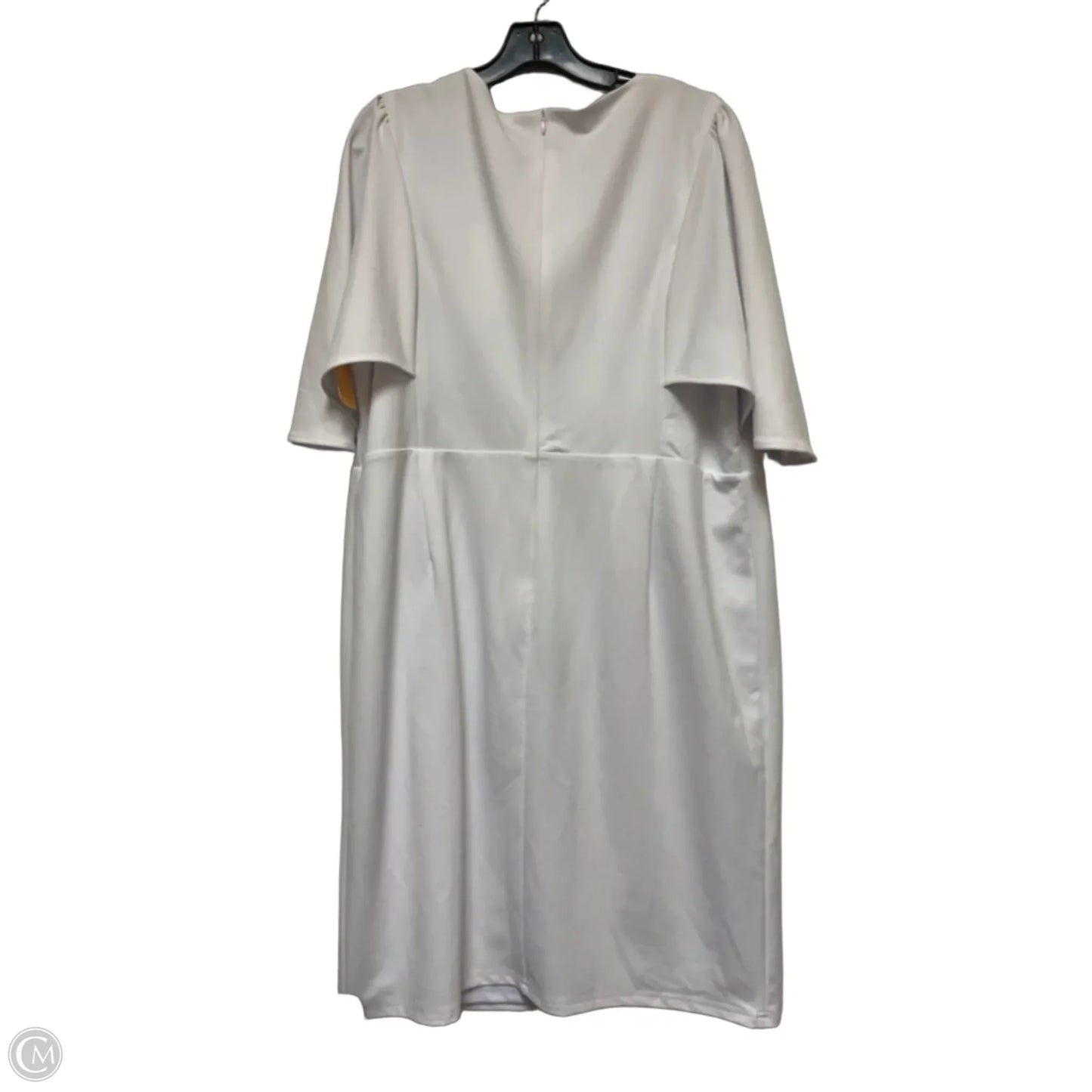 Dress Casual Short By Grace Karin In White, Size: 3x