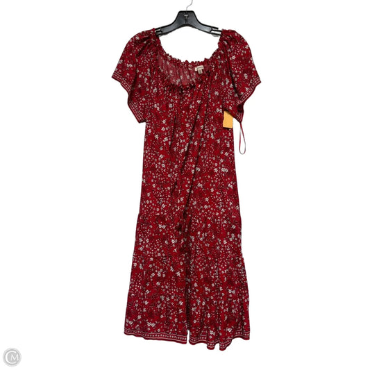 Dress Casual Short By Max Studio In Red, Size: 1x
