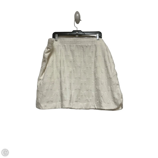 Skort By Disney In White, Size: 14