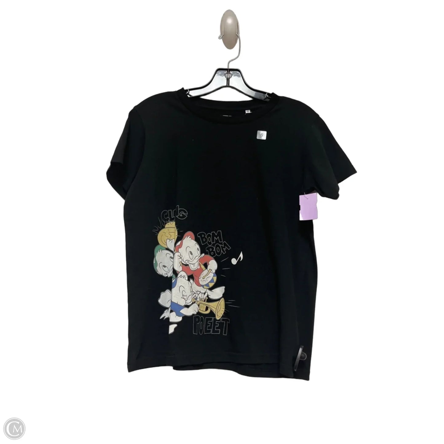 Top Short Sleeve Basic By Uniqlo In Black, Size: S