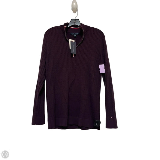 Top Long Sleeve By Tommy Hilfiger In Purple, Size: Xl