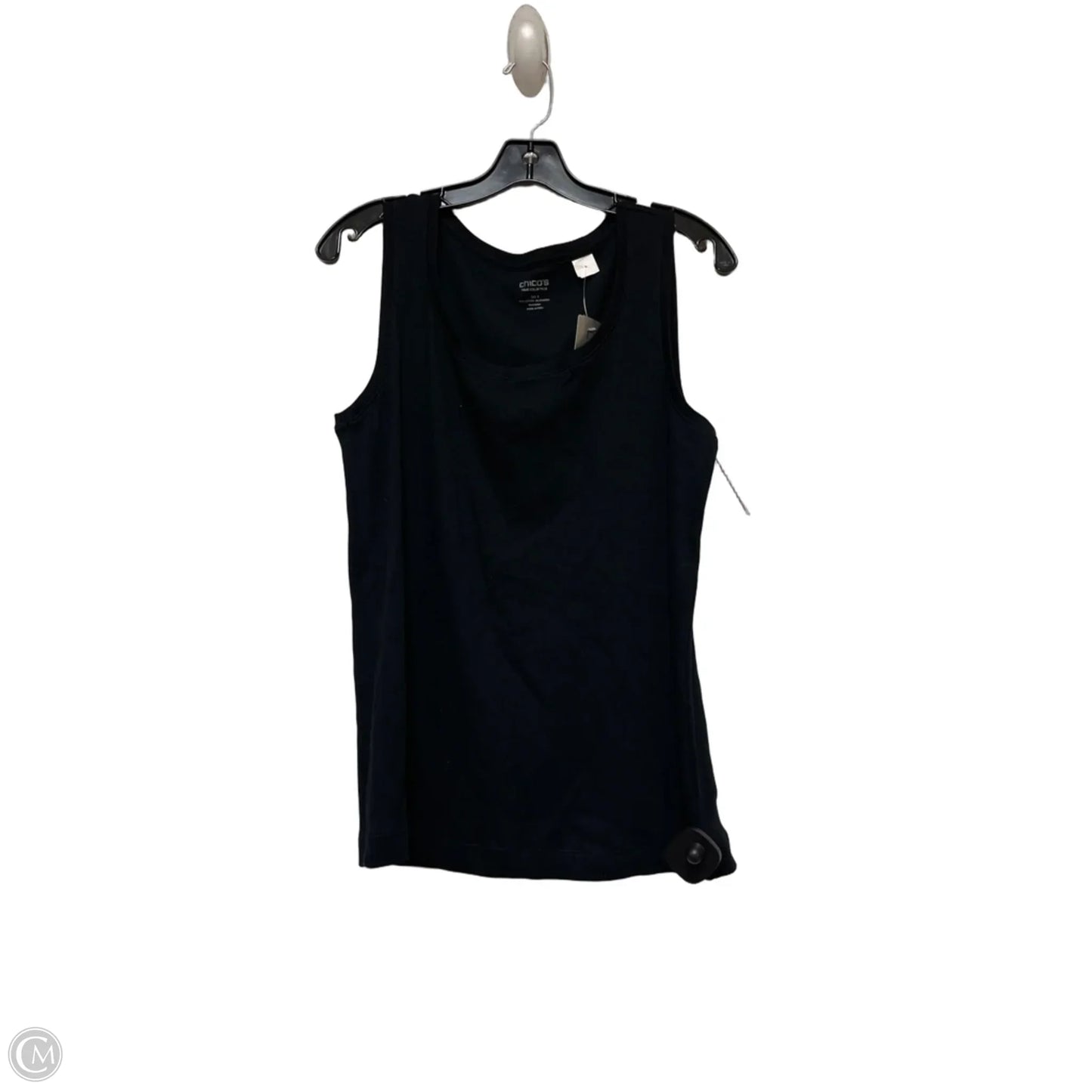 Tank Top By Chicos In Black, Size: L