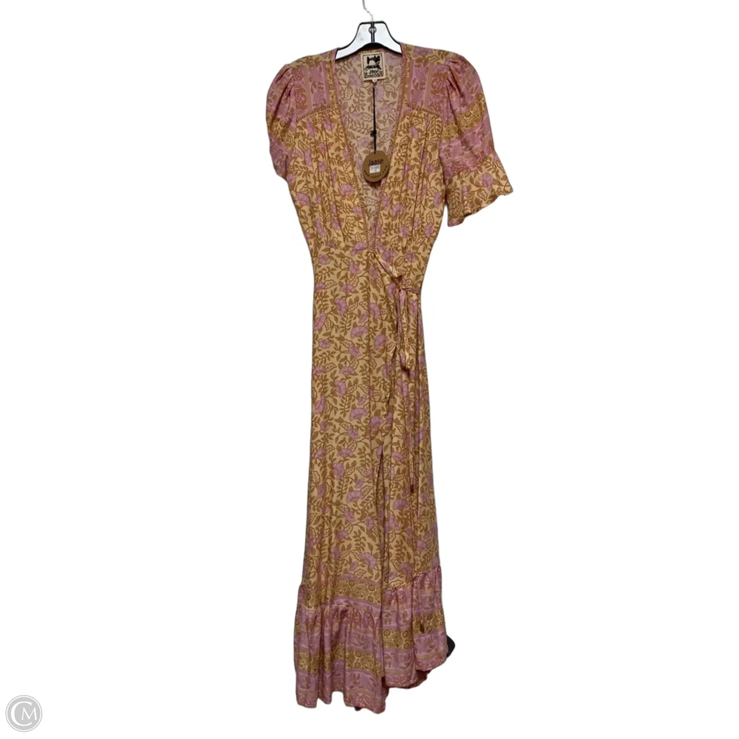 Dress Casual Maxi By Clothes Mentor In Cream & Pink, Size: S