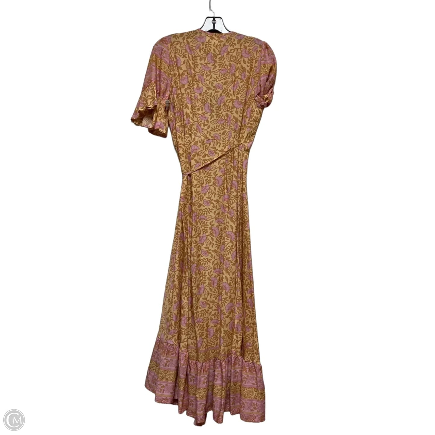 Dress Casual Maxi By Clothes Mentor In Cream & Pink, Size: S