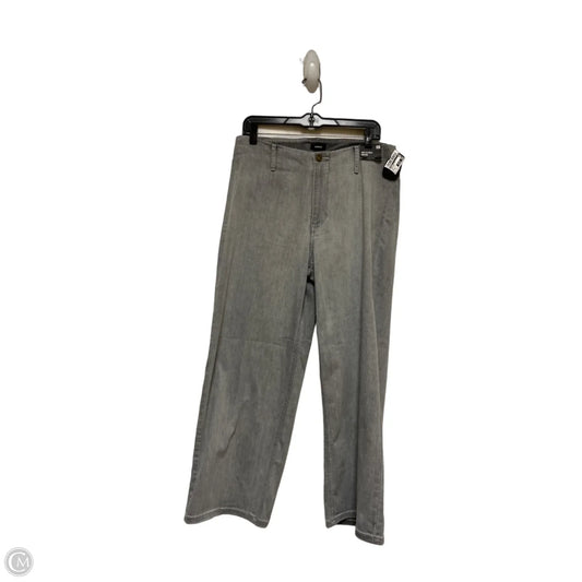 Jeans Wide Leg By Express In Grey Denim, Size: 10