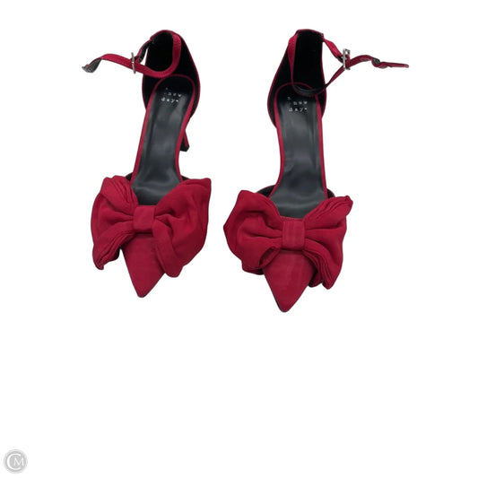 Shoes Heels Stiletto By A New Day In Red, Size: 7.5