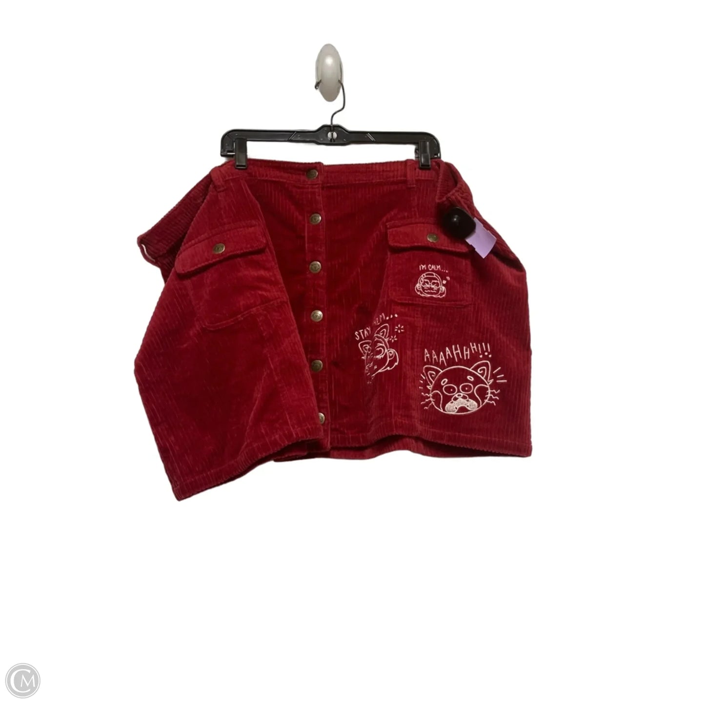 Skirt Mini & Short By Disney Store In Red, Size: 18