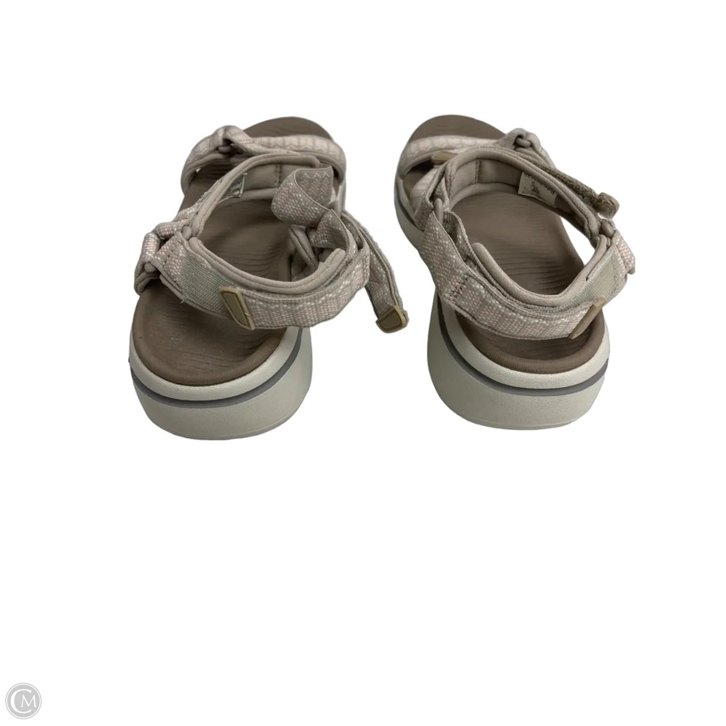 Sandals Flats By Skechers In Beige, Size: 6