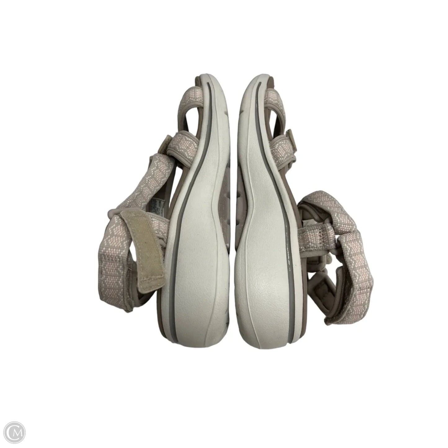 Sandals Flats By Skechers In Beige, Size: 6