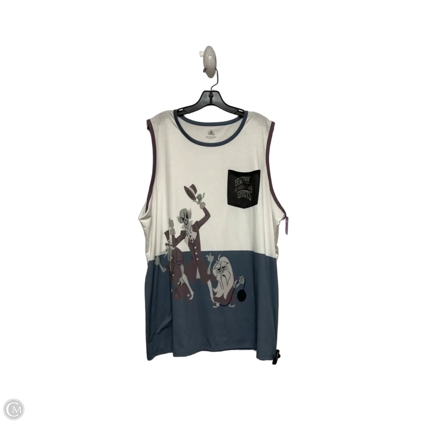 Top Sleeveless By Disney Store In Cream, Size: Xl