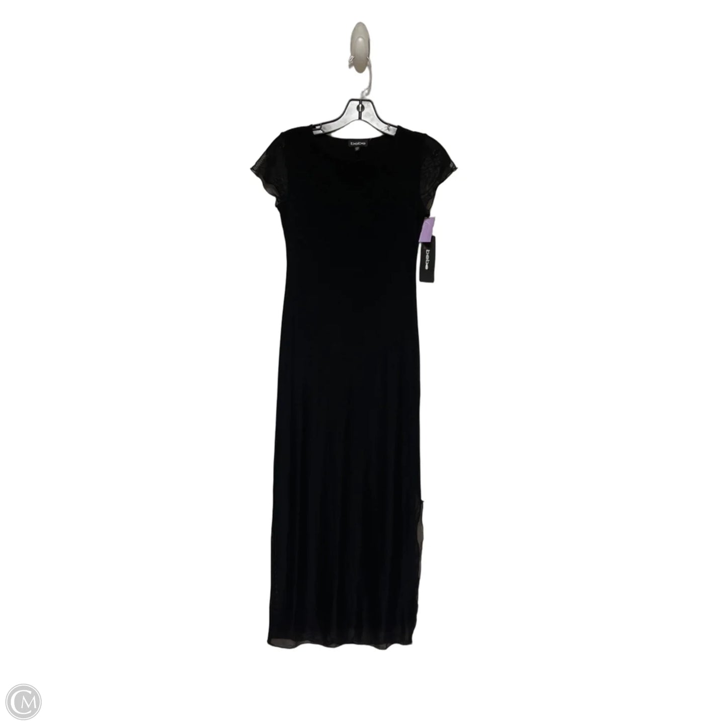Dress Casual Midi By Bebe In Black, Size: Xs