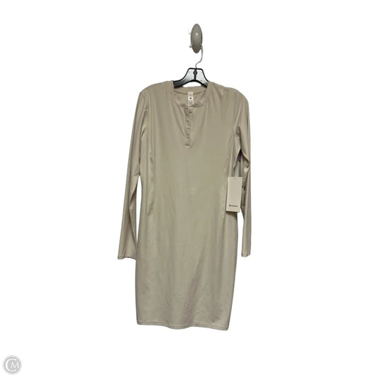 Athletic Dress By Lululemon In Beige, Size: 10