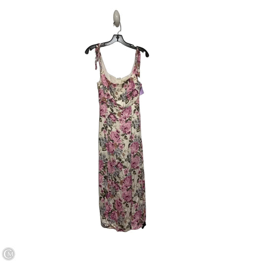 Dress Casual Midi By Saltwater Luxe In Floral Print, Size: S