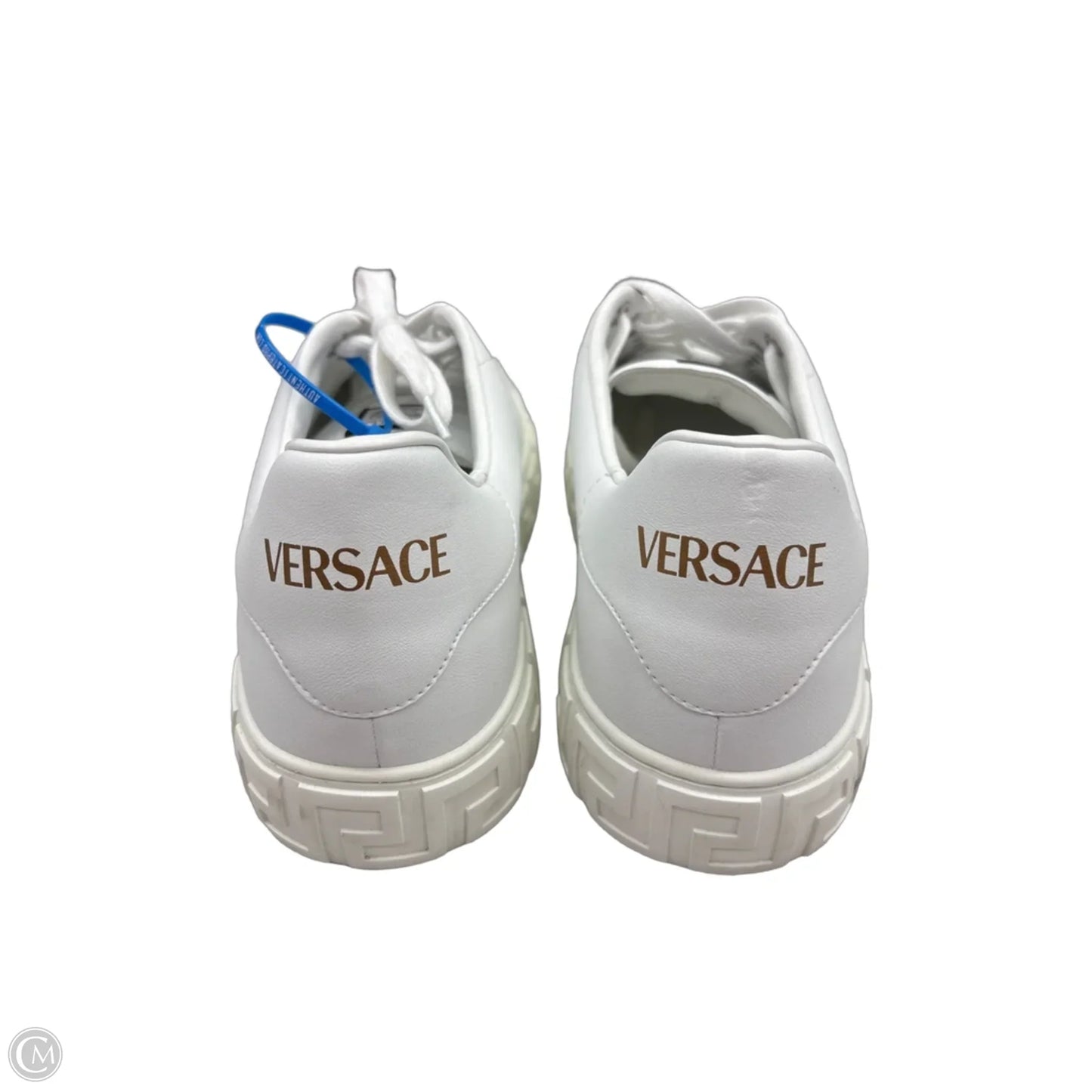 Shoes Luxury Designer By Versace In White, Size: 11
