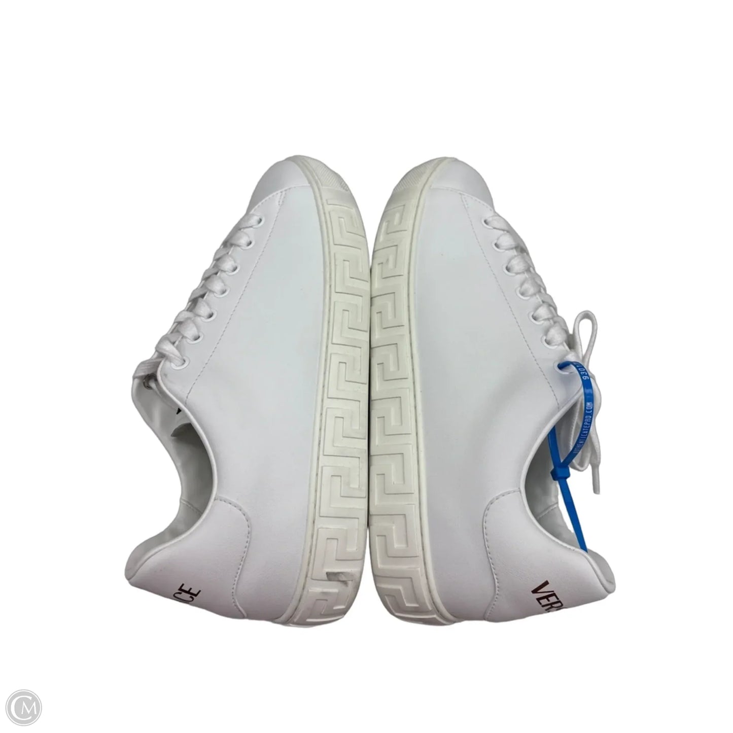 Shoes Luxury Designer By Versace In White, Size: 11