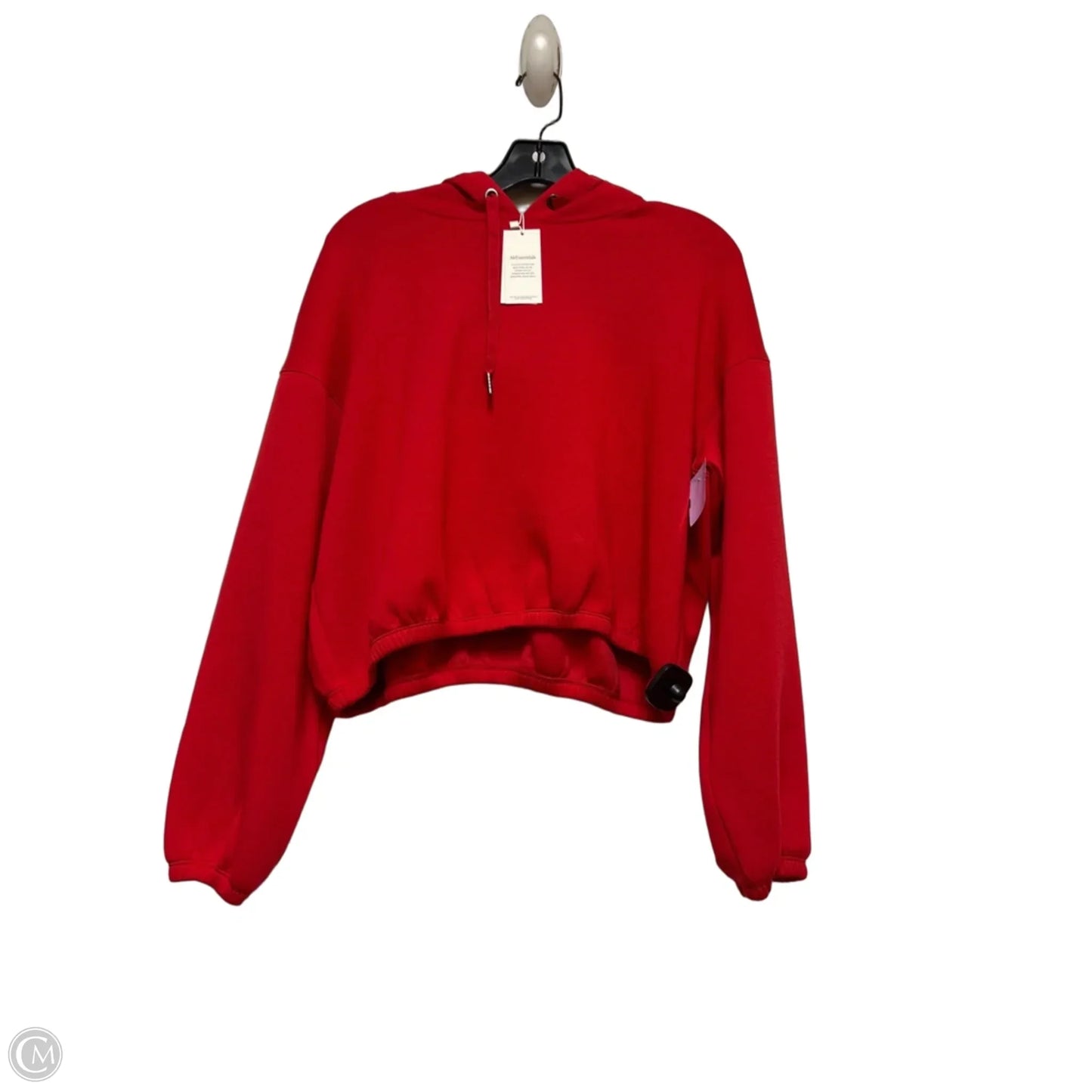 Athletic Sweatshirt Hoodie By Spanx In Red, Size: M