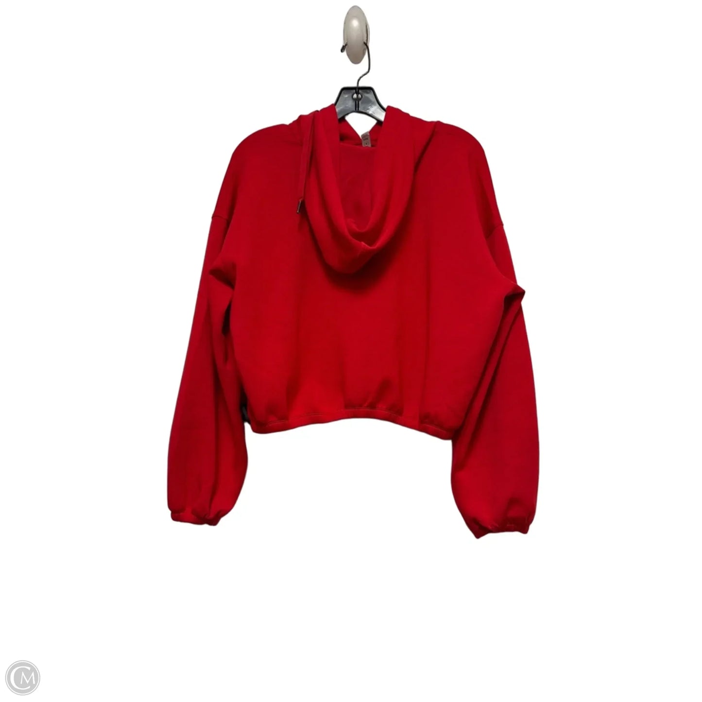 Athletic Sweatshirt Hoodie By Spanx In Red, Size: M
