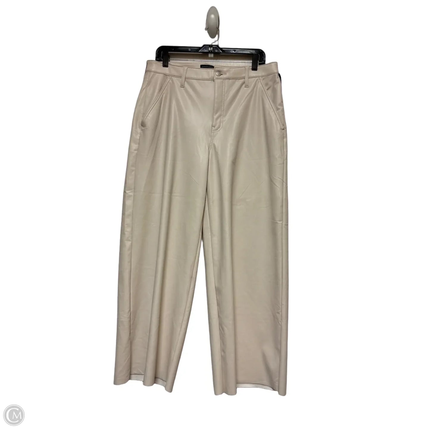 Pants Wide Leg By Banana Republic In Cream, Size: 12
