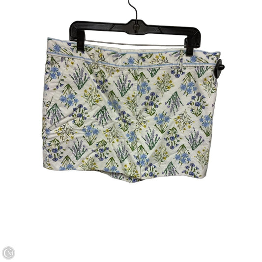 Shorts By Loft In Floral Print, Size: 14