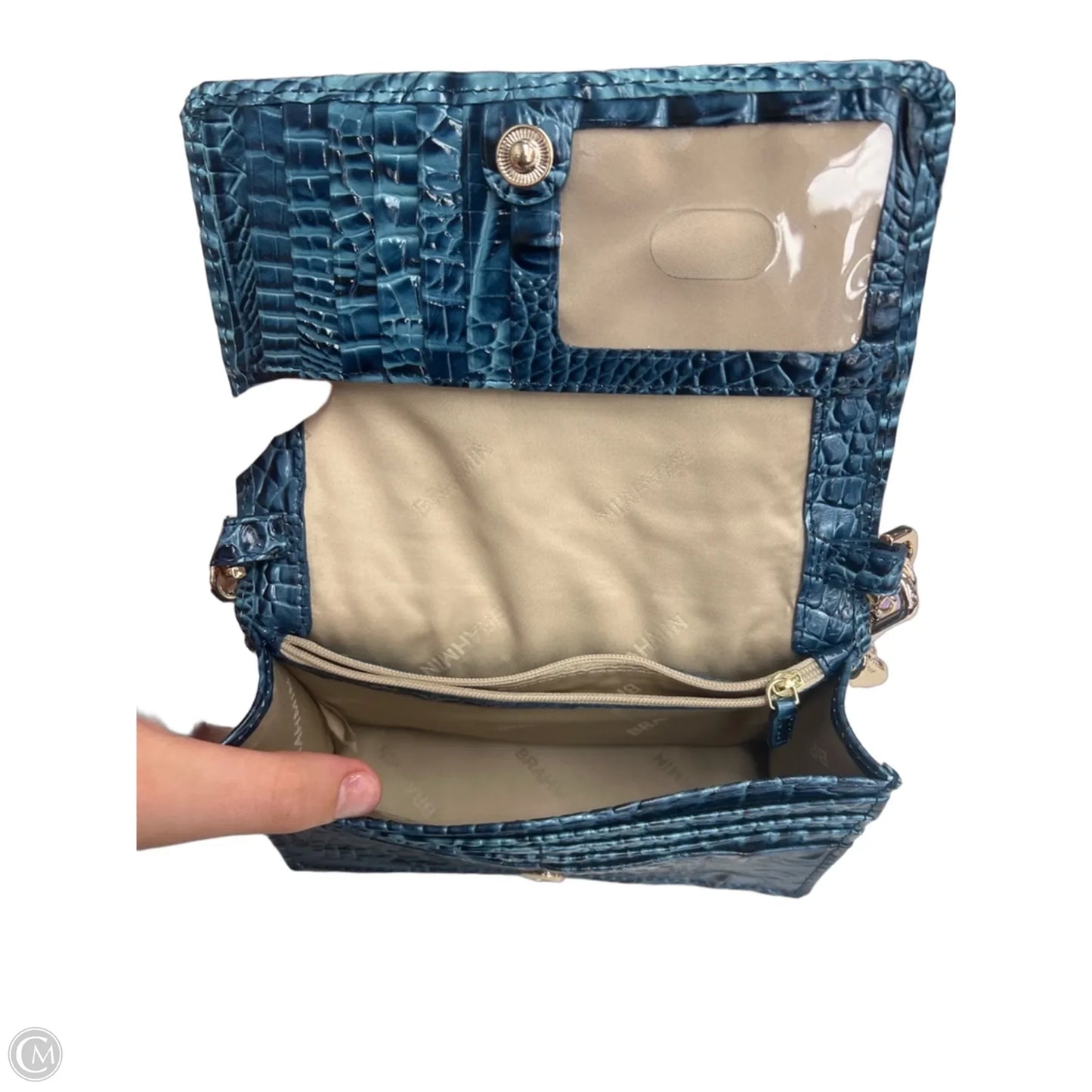 Crossbody Designer By Brahmin, Size: Medium