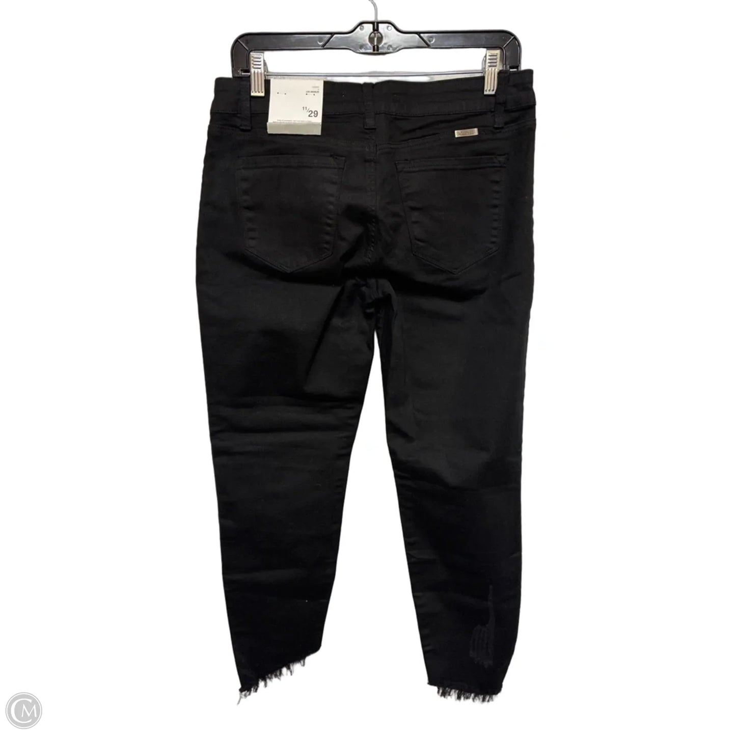 Jeans Skinny By Kancan In Black Denim, Size: 6