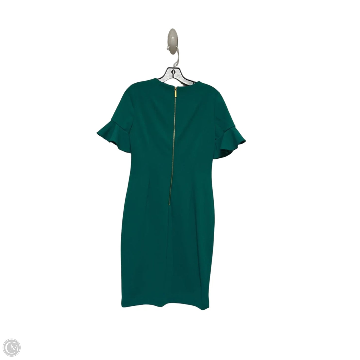 Dress Casual Short By Calvin Klein In Green, Size: S