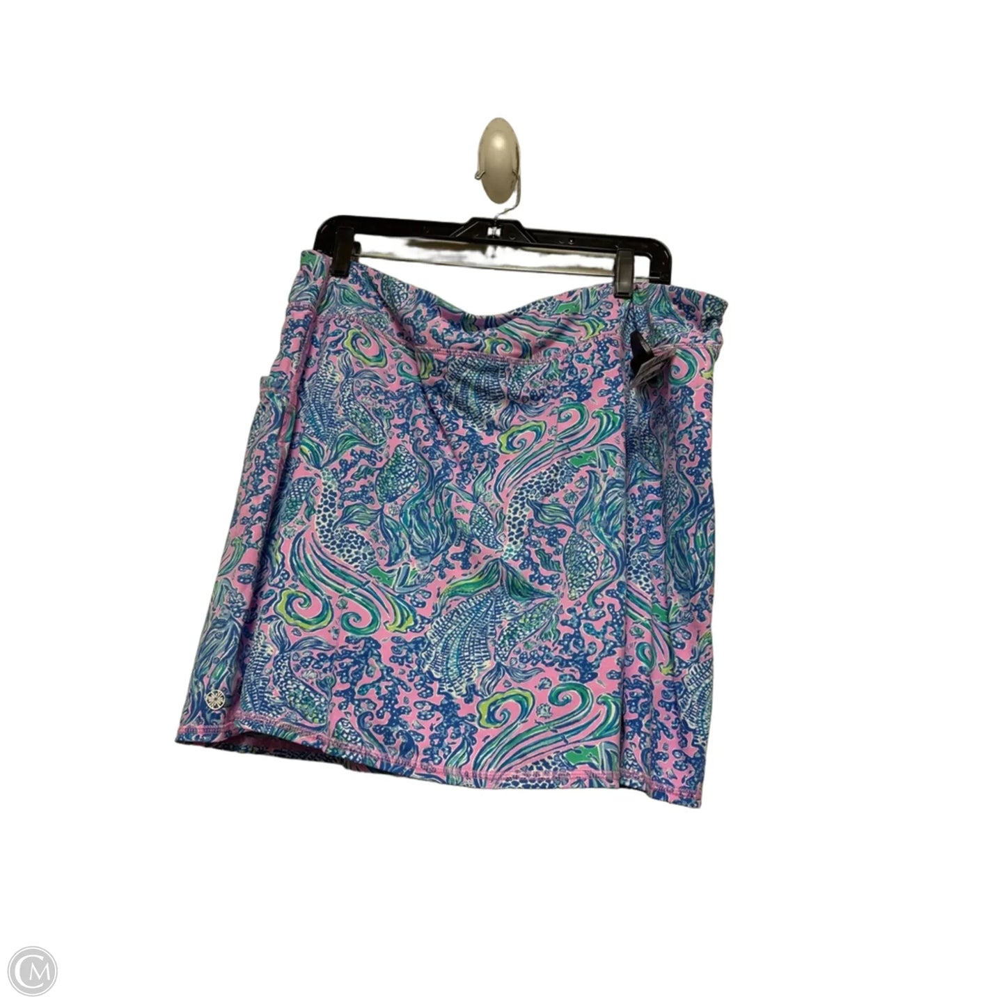 Skort Designer By Lilly Pulitzer In Nautical Print, Size: Xxl