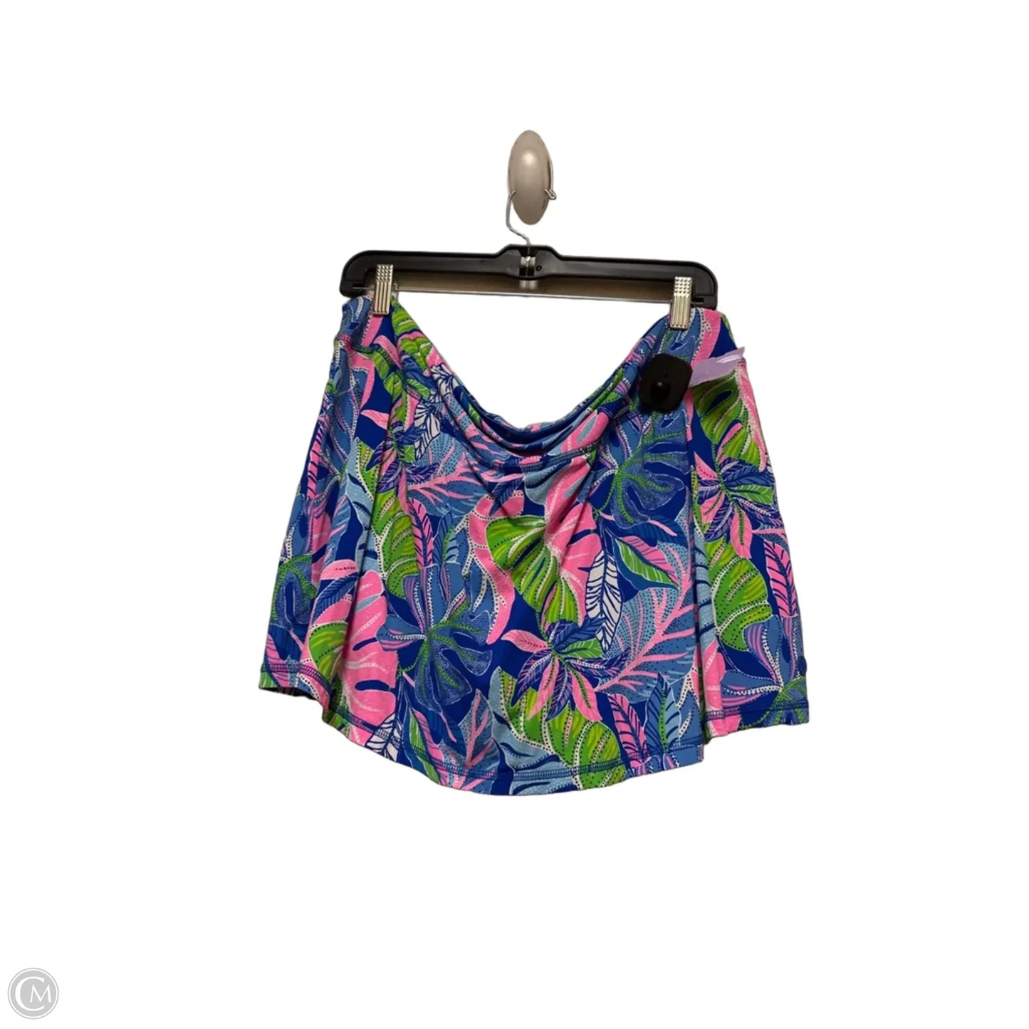 Skort Designer By Lilly Pulitzer In Tropical Print, Size: Xxl