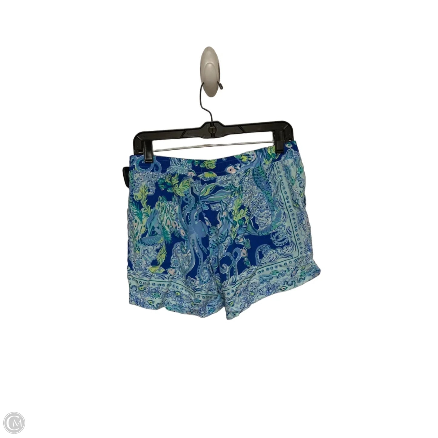Shorts Designer By Lilly Pulitzer In Blue & Green, Size: S