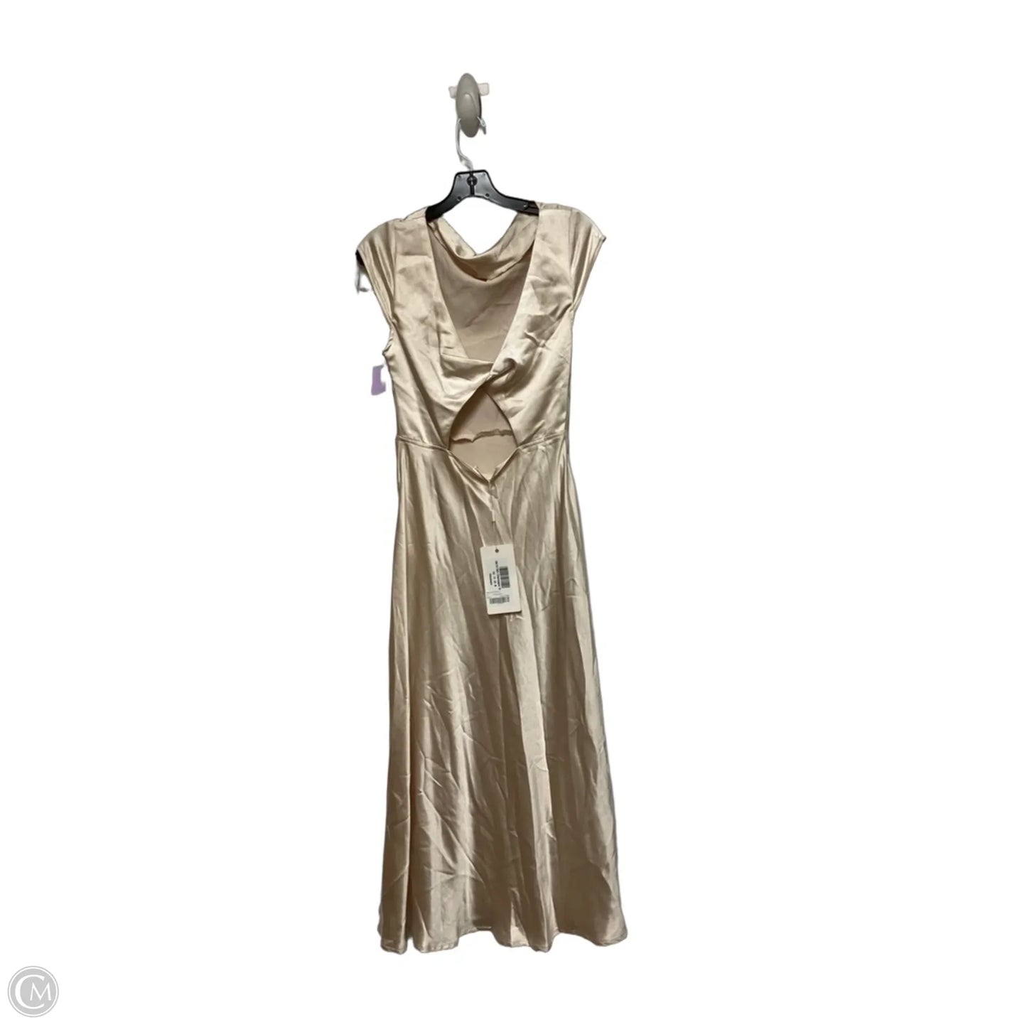 Dress Casual Midi By Clothes Mentor In Ivory, Size: M