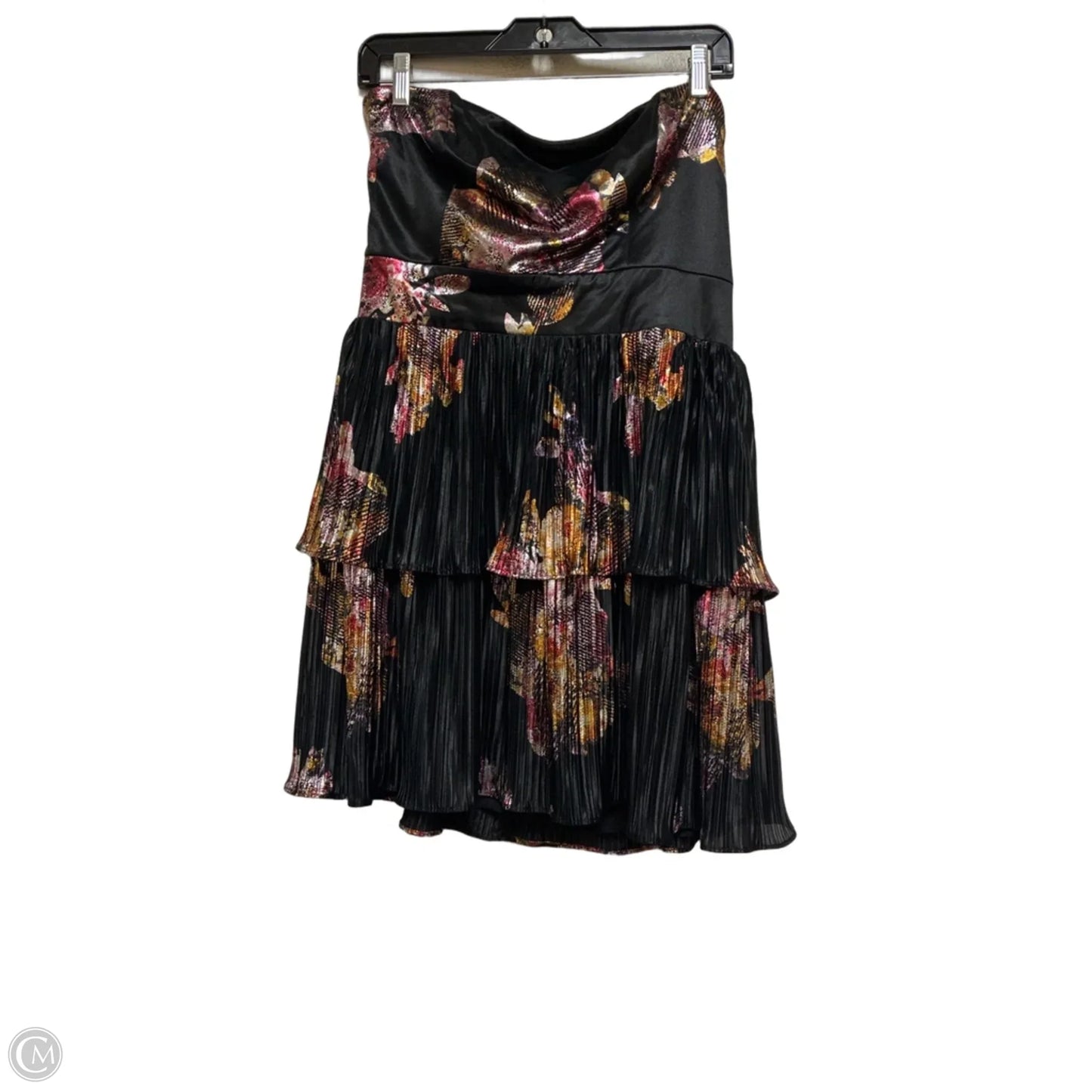 Dress Casual Short By Dress The Population In Black & Pink, Size: L
