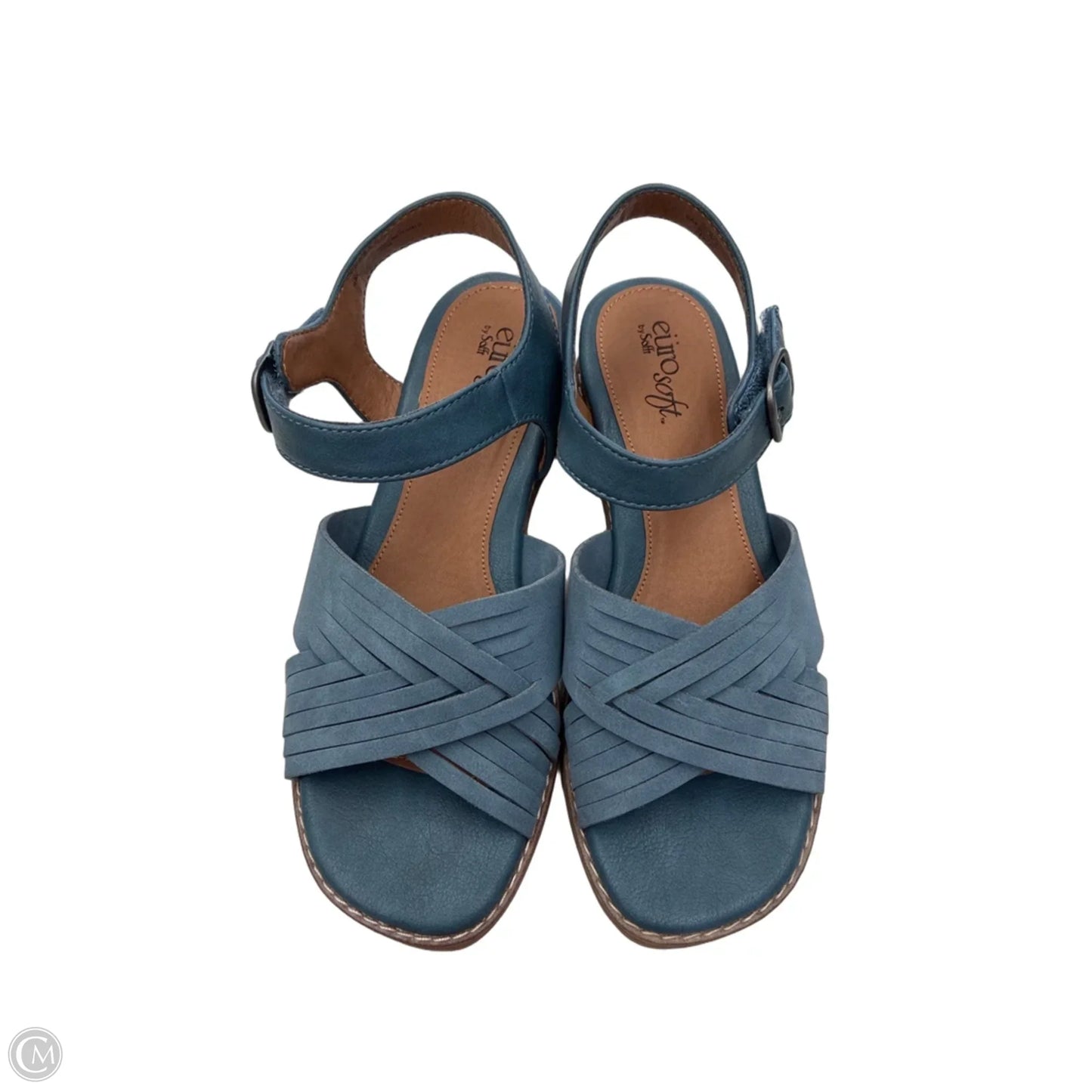 Sandals Flats By Sofft In Blue, Size: 6