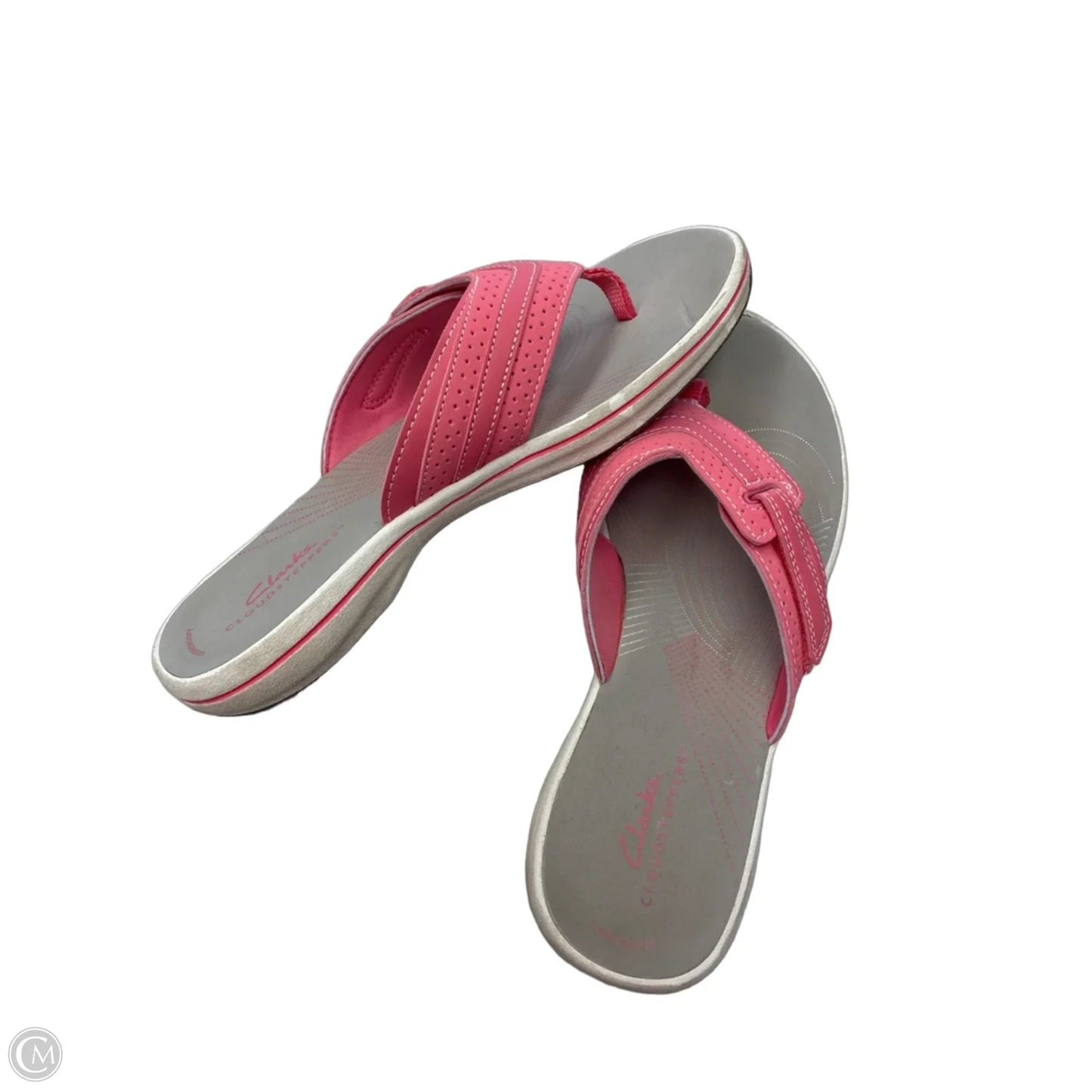 Sandals Flats By Clarks In Pink, Size: 7