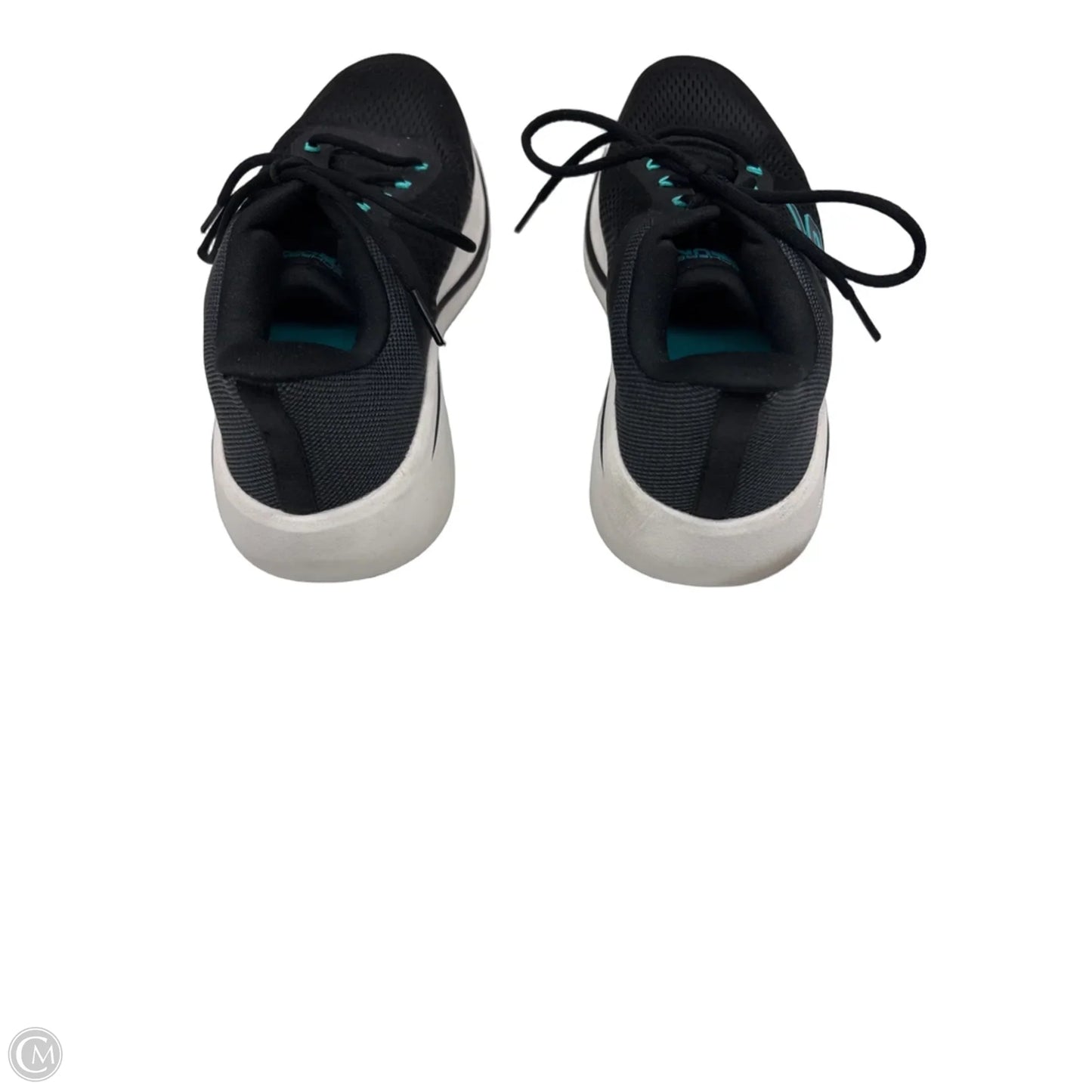 Shoes Athletic By Skechers In Black & Blue, Size: 8.5
