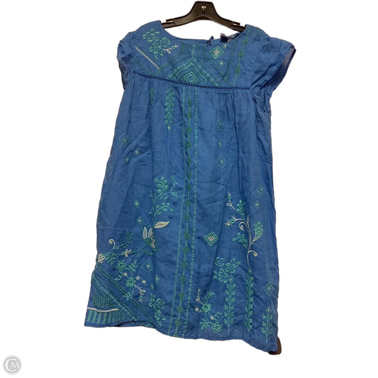 Dress Casual Short By Johnny Was In Blue & Green, Size: M