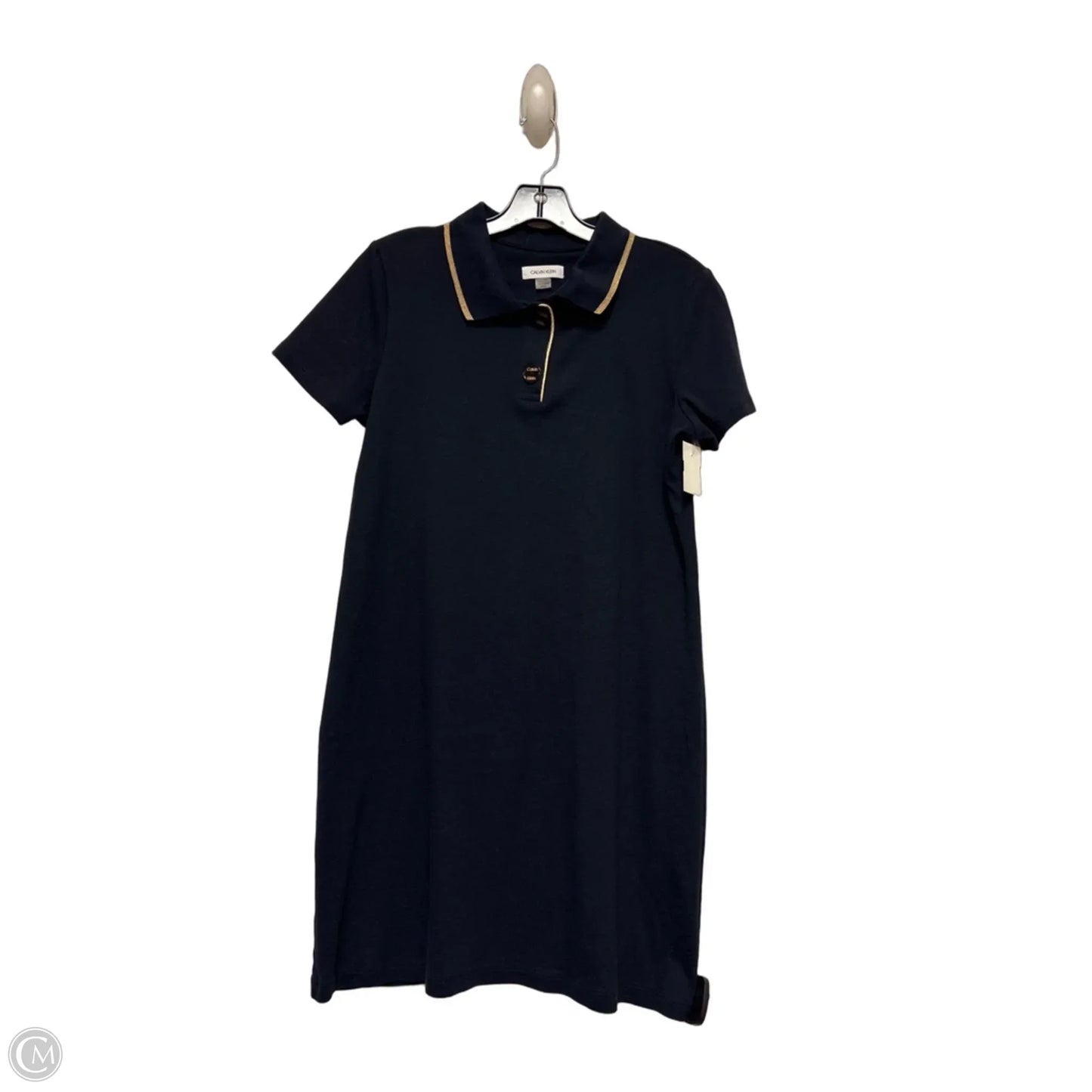 Dress Casual Short By Calvin Klein In Navy, Size: L