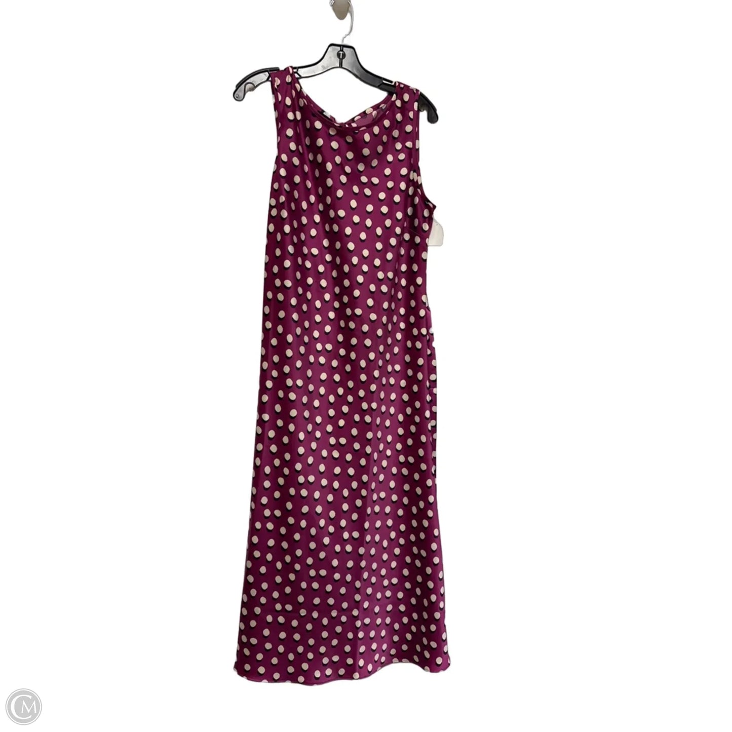 Dress Casual Midi By Talbots In Polkadot Pattern, Size: Xl