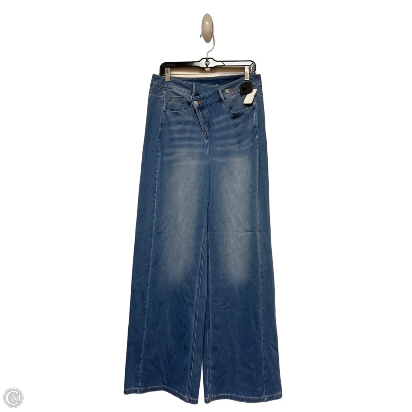 Jeans Wide Leg By Halara In Blue Denim, Size: 12l