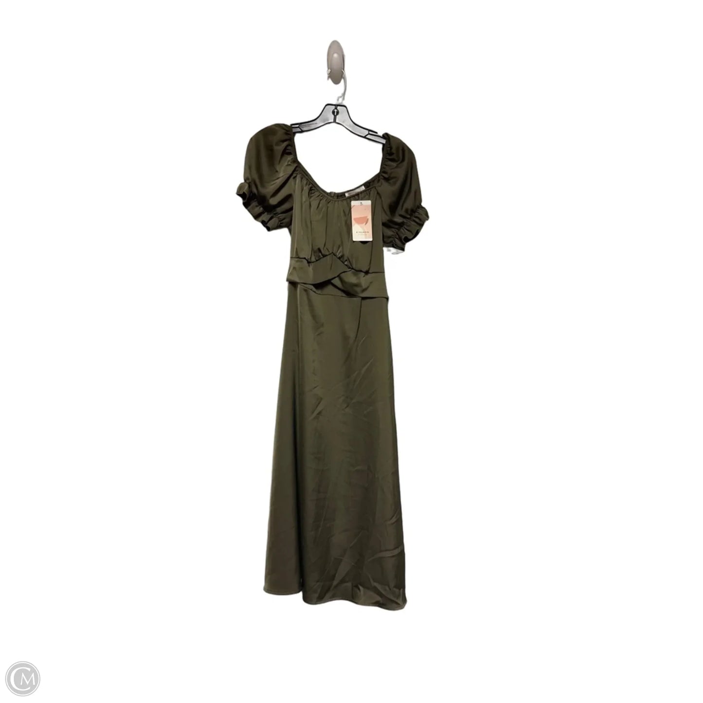 Dress Casual Midi By Kirundo In Green, Size: L