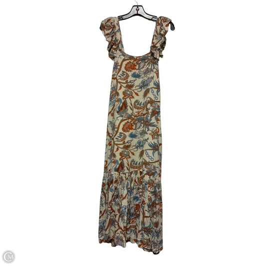 Dress Casual Midi By House Of Harlow In Blue & Orange, Size: S
