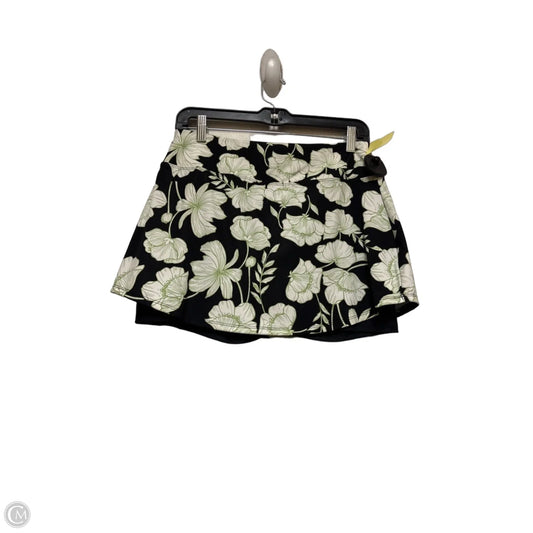Athletic Skirt By Cynthia Rowley In Black & Green, Size: M