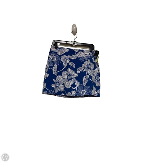 Athletic Skort By Cynthia Rowley In Blue & White, Size: M
