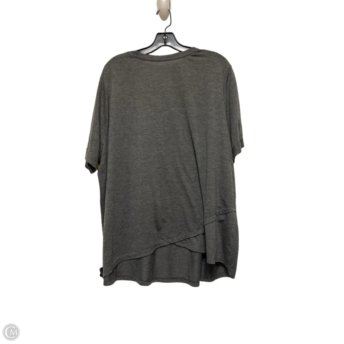 Top Short Sleeve Basic By Disney Store In Grey, Size: 2x