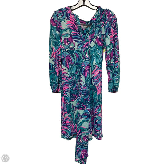 Dress Designer By Lilly Pulitzer In Tropical Print, Size: M
